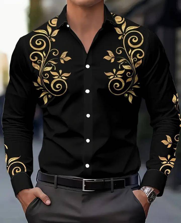 Long Sleeve Printed Shirt