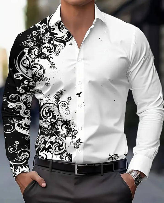 Long Sleeve Printed Shirt